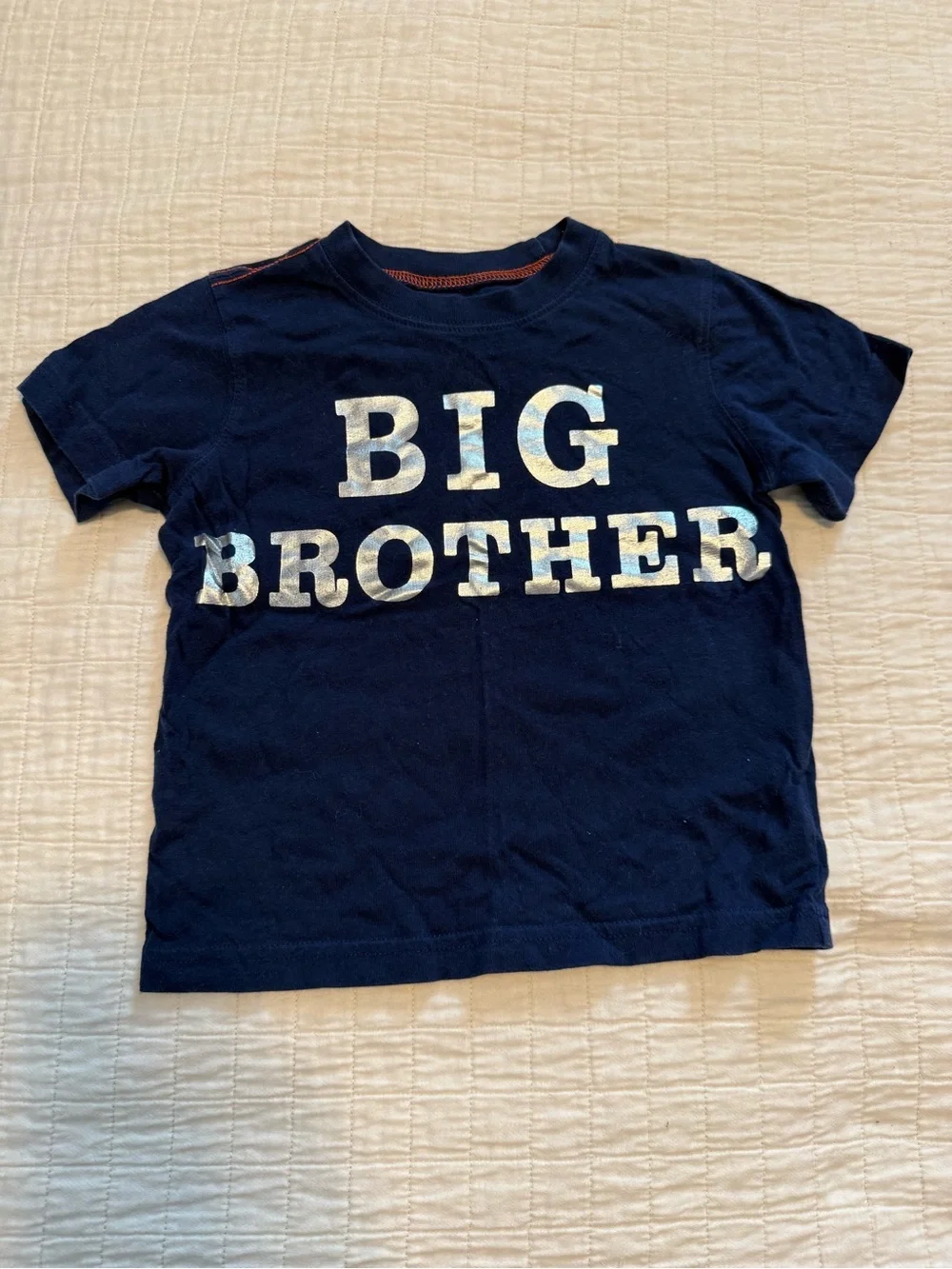 Carter's Navy 'Big Brother' Graphic Tee size 2t great condition
